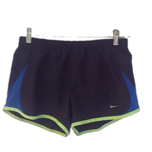 2/25 NIKE Brief Lined Navy Blue Women's Athletic Shorts Sz Small 4-6 EUC